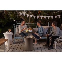 Masa cu recipient pentru gheata Keter Cool Bar Rattan (Anthracite) Thumb