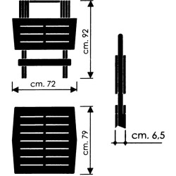 Стол складной Koopman 607408 (Anthracite) Thumb