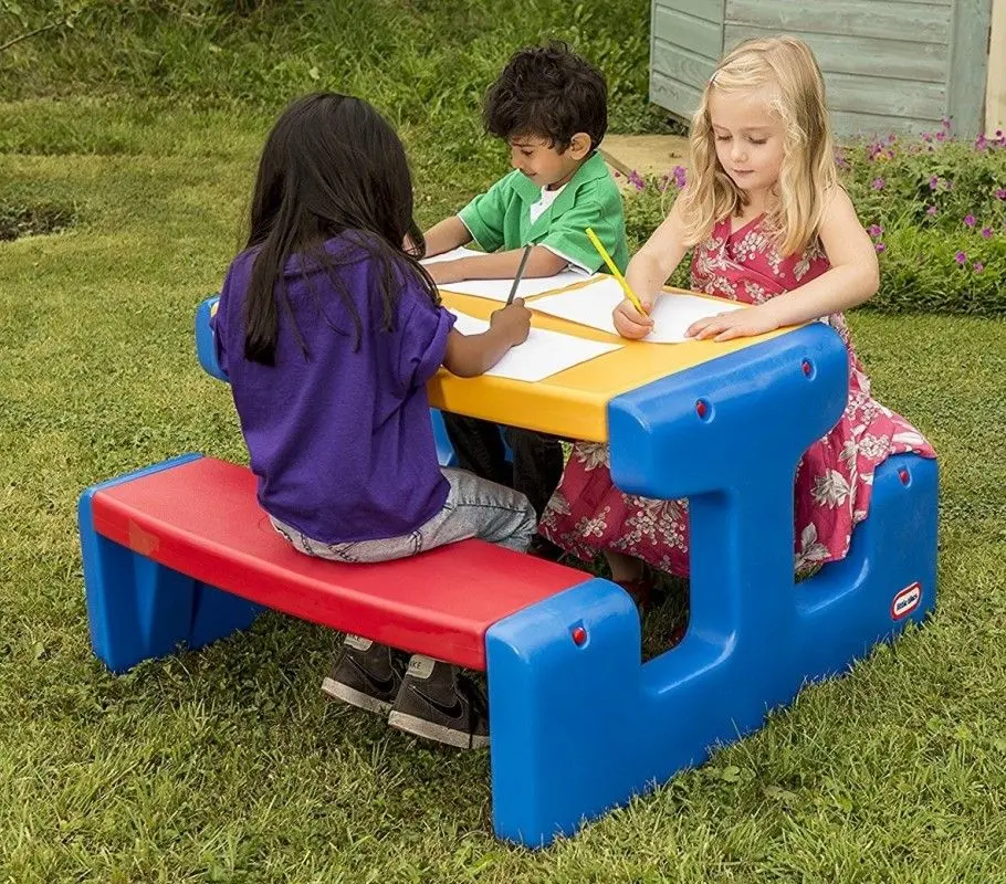 Masa cu banci Little Tikes 4668 (Multicolor)