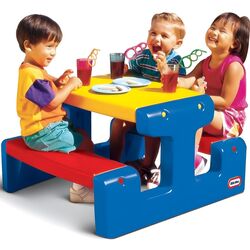 Masa cu banci Little Tikes 4668 (Multicolor) Thumb