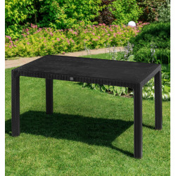 Masa Magnusplus Rattan 120x70 (Grey)