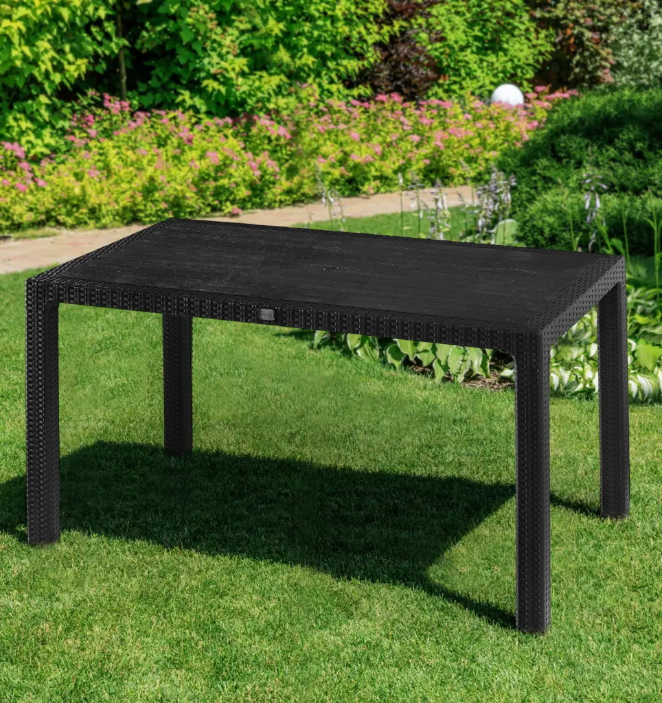 Стол Magnusplus Rattan 120x70 (Grey)