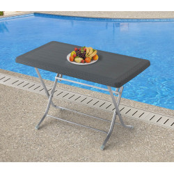 Masa plianta Magnusplus Rattan 113x63 (Grey)