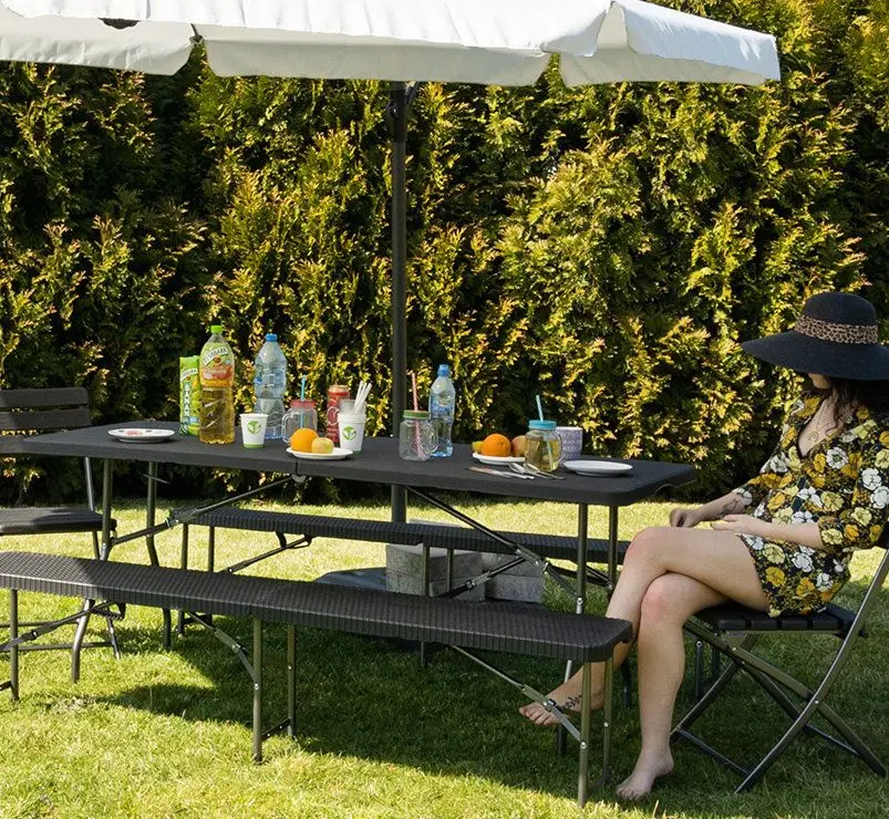 Masa pliabila Malatec 2280 (Black)