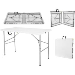 Masa pliabila Malatec 9996 (White/Grey) Thumb