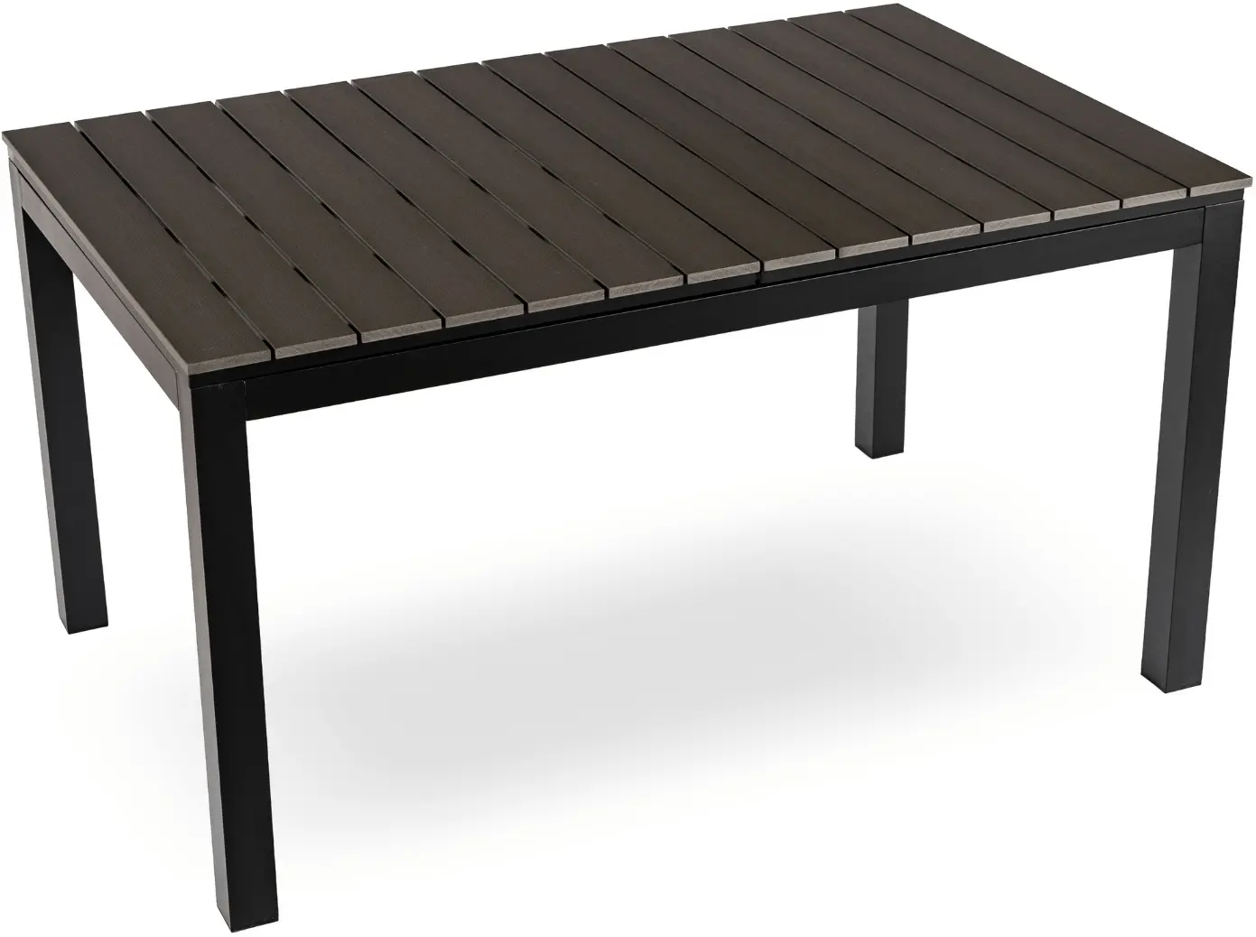 Стол раскладной Mebel Elite Argos 140/180 (Dark Grey/Black) - 2