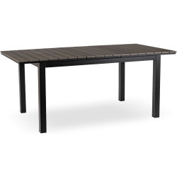 Стол раскладной Mebel Elite Argos 140/180 (Dark Grey/Black) Thumb