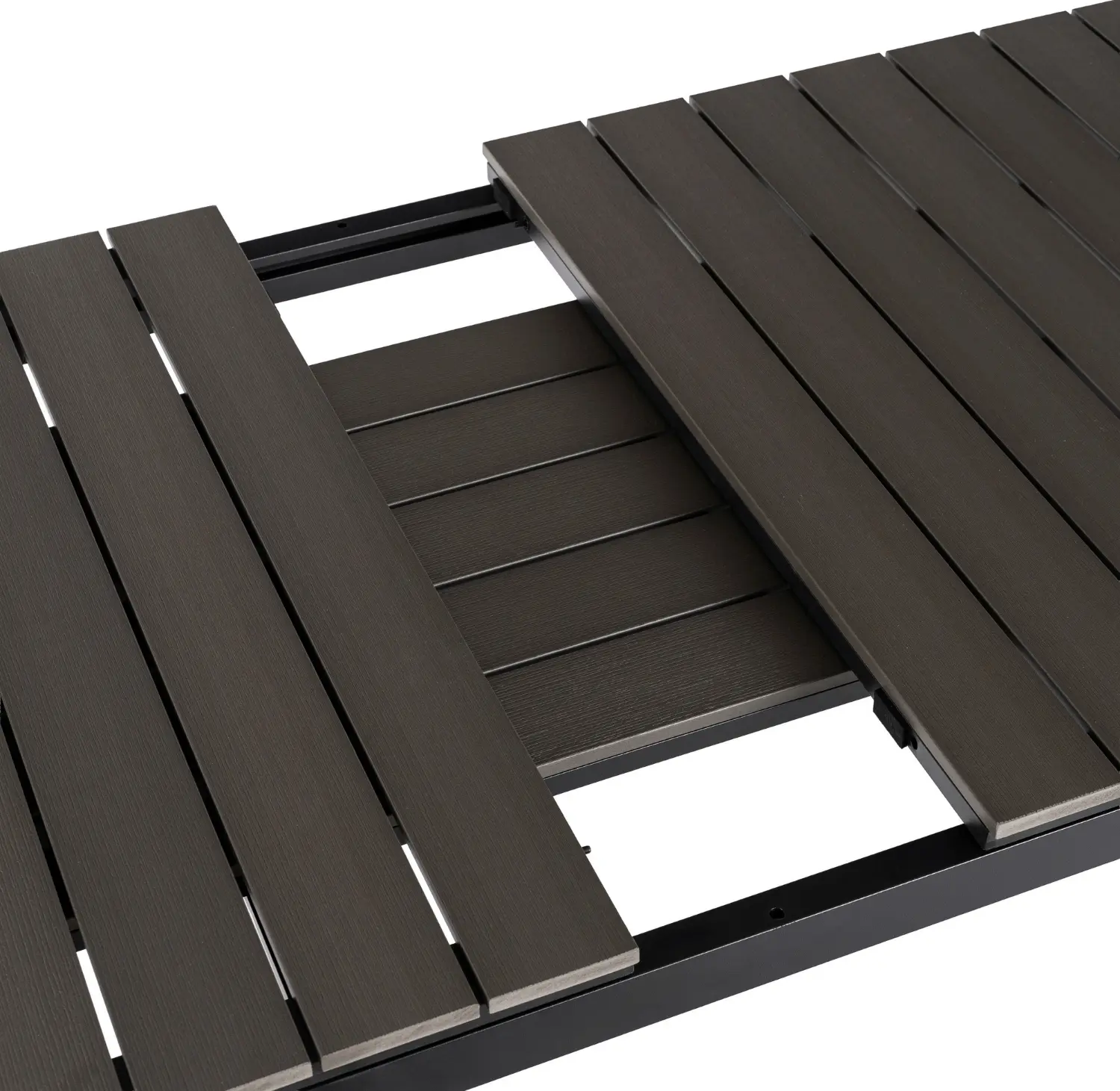 Стол раскладной Mebel Elite Argos 140/180 (Dark Grey/Black) - 5