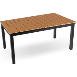 Стол раскладной Mebel Elite Argos 140/180 (Oak/Black) Thumb