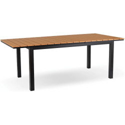 Стол раскладной Mebel Elite Argos 140/180 (Oak/Black) Thumb