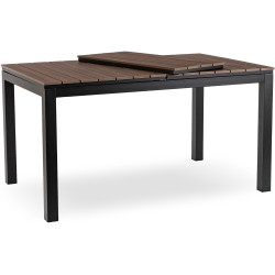 Стол раскладной Mebel Elite Argos 140/180 (Walnut/Black) Thumb