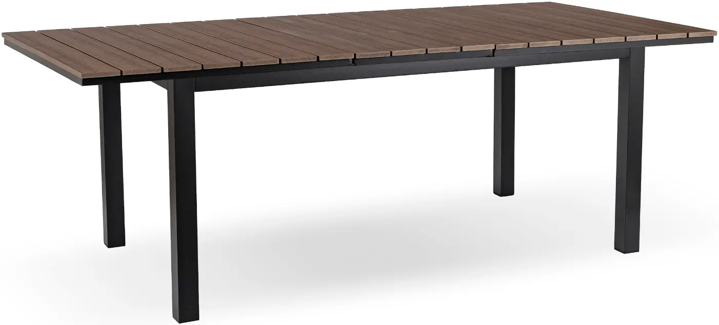 Стол раскладной Mebel Elite Argos 140/180 (Walnut/Black) - 4