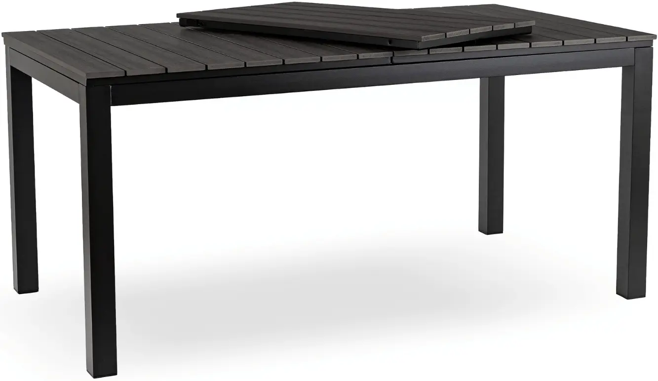 Стол раскладной Mebel Elite Argos 160/210 (Dark Grey/Black) - 3