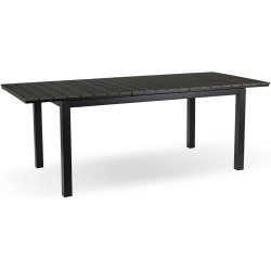 Стол раскладной Mebel Elite Argos 160/210 (Dark Grey/Black) Thumb