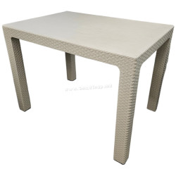 Masa Mobiland Rattan 100x70 (Cappuccino)