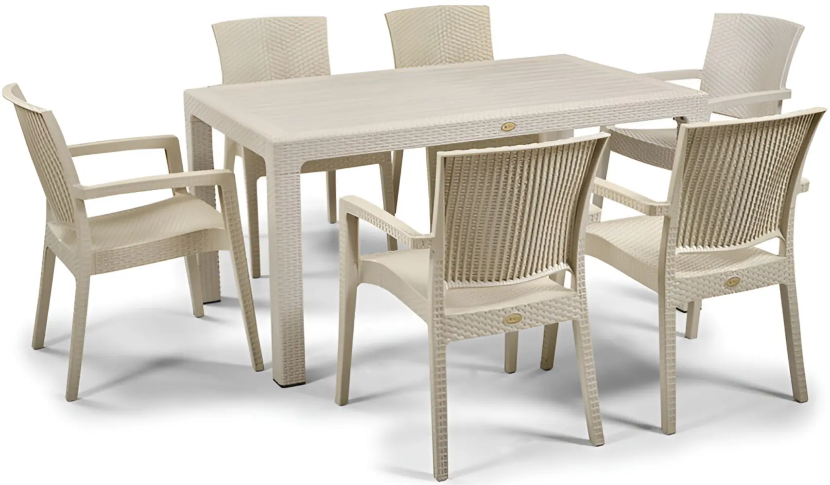 Masa Mobiland Rattan 150x90 (Cappuccino) - 2