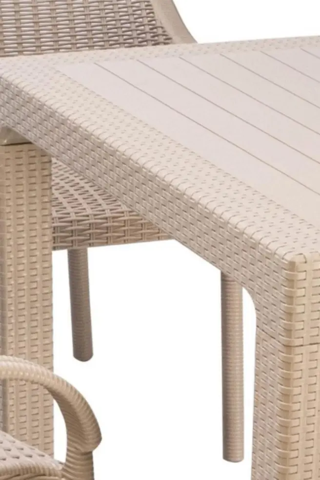 Masa Mobiland Rattan 150x90 (Cappuccino) - 3