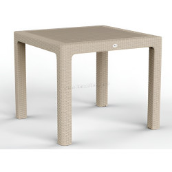 Masa Mobiland Rattan 90x90 (Cappuccino)