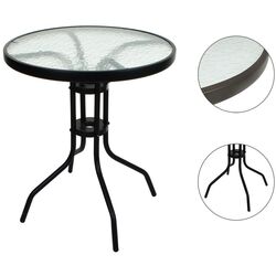 Masa Modern Home SC-070 (Black/Transparent) Thumb