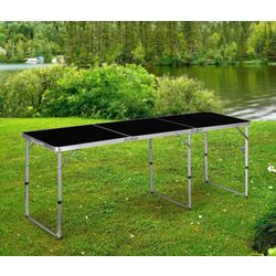 Masa pliabila Modern Home GB030-180 (Black/Silver)