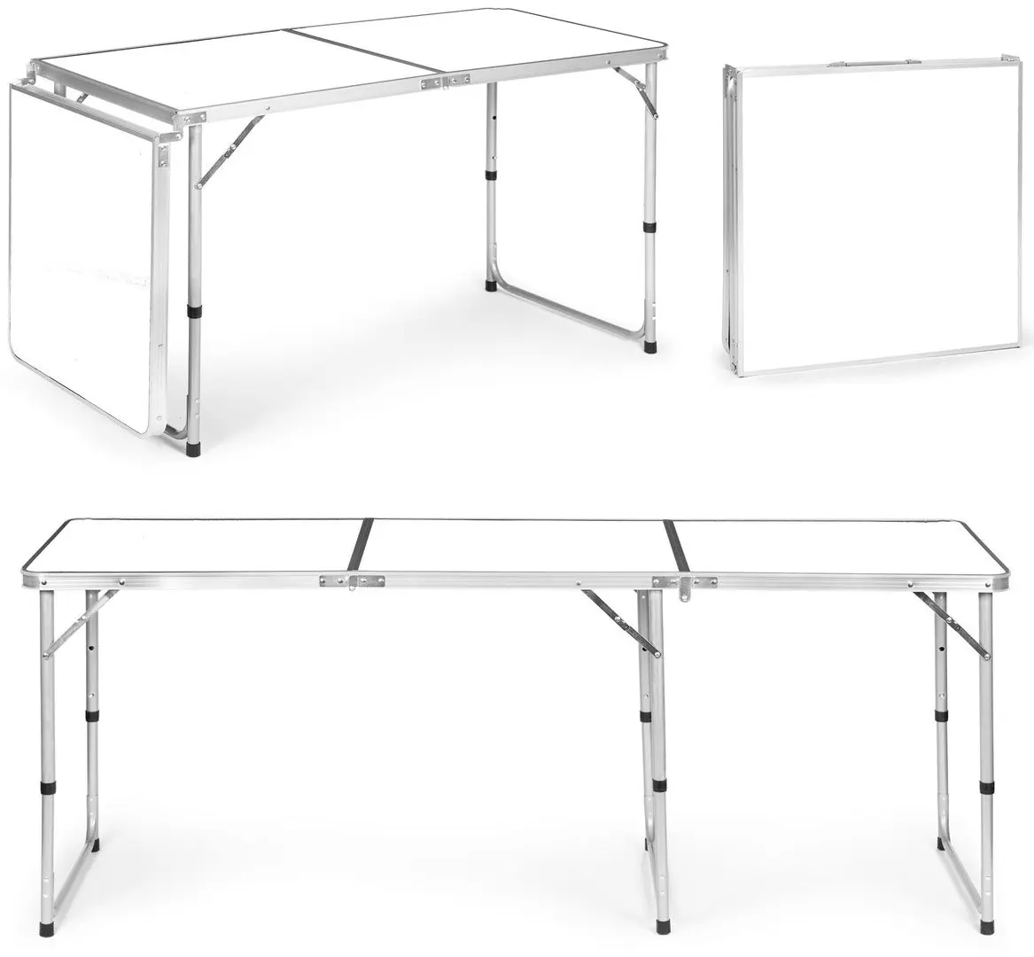Masa pliabila Modern Home GB030-180 (White/Grey) - 3