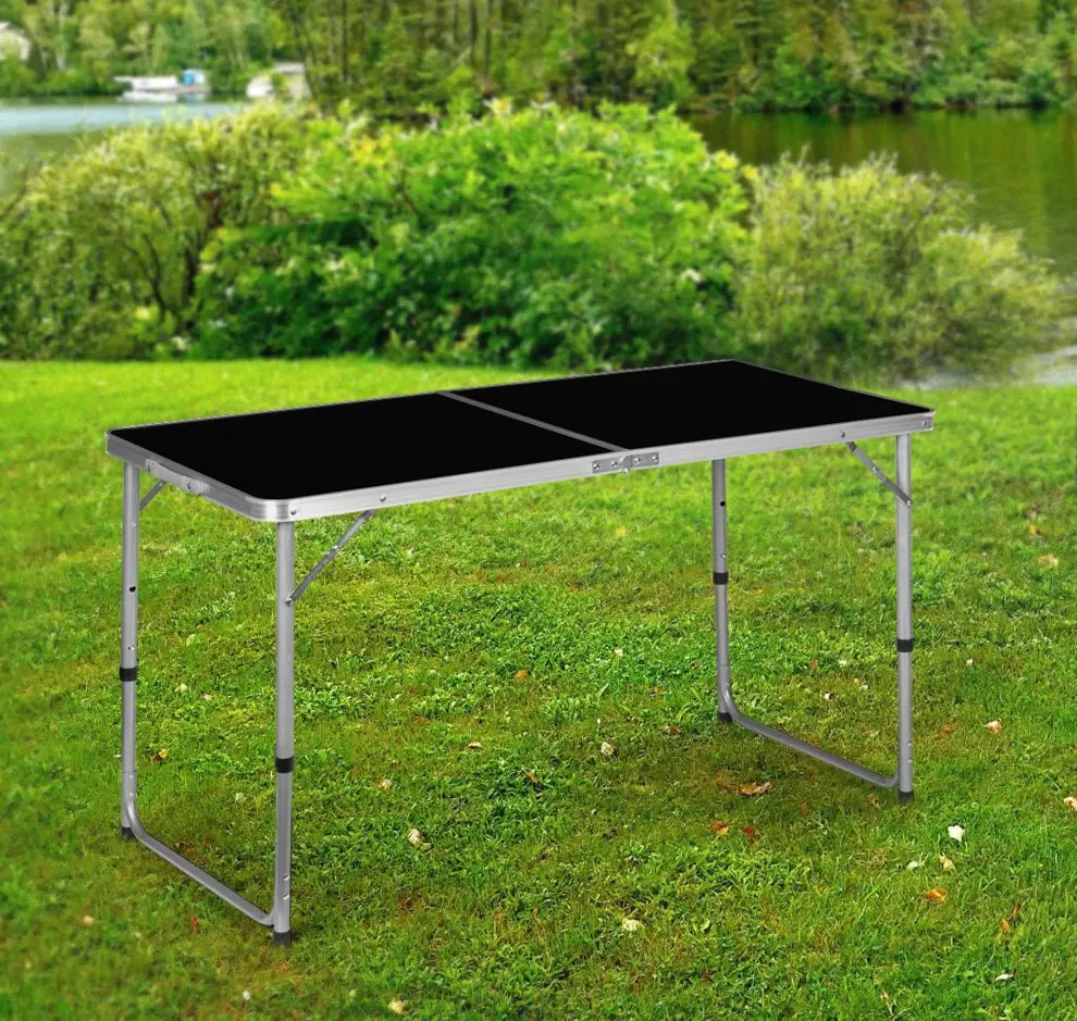 Masa pliabila Modern Home GMFC-FY12060 (Black/Silver)