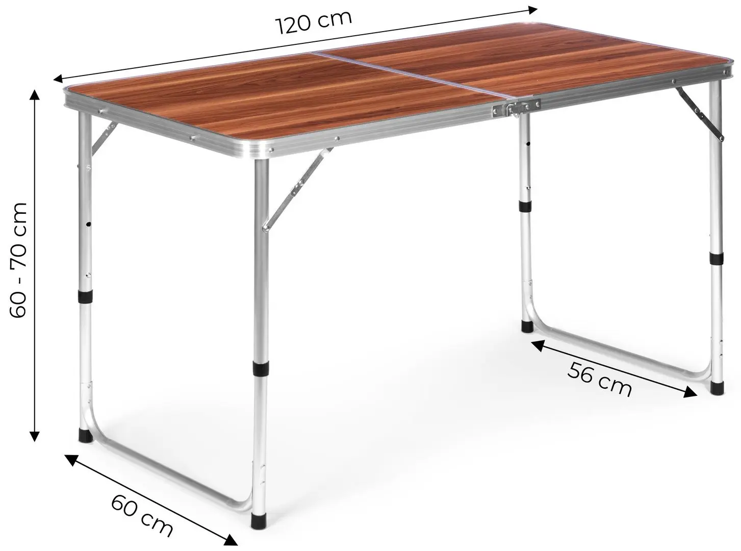 Masa pliabila Modern Home GMFC-FY12060 (Brown/Silver) - 2