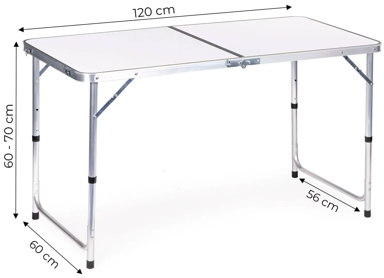 Masa pliabila Modern Home GMFC-FY12060 (White/Silver) - 4