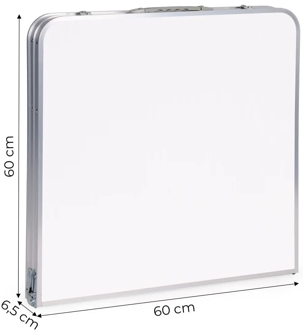 Masa pliabila Modern Home GMFC-FY12060 (White/Silver) - 5