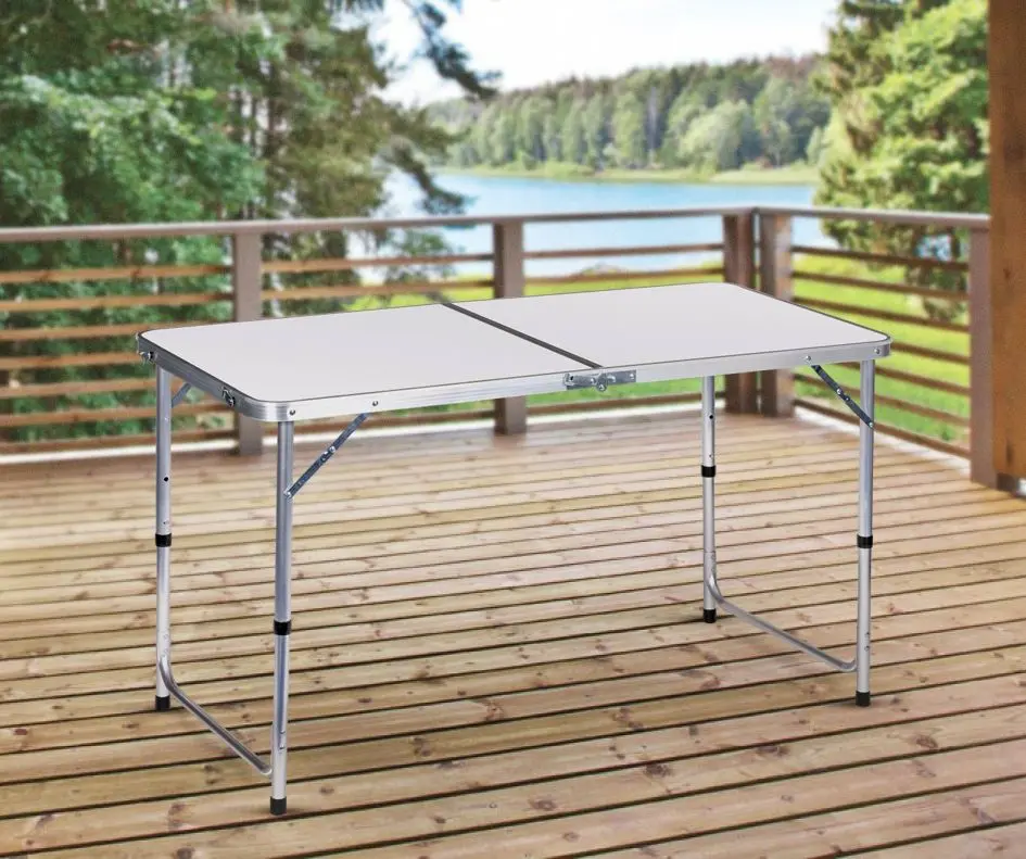 Masa pliabila Modern Home GMFC-FY12060 (White/Silver)