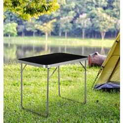 Masa pliabila Modern Home GMFC-FY8060 (Blalck/Sivler)