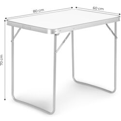 Masa pliabila Modern Home GMFC-FY8060 (White/Silver) Thumb