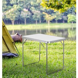 Masa pliabila Modern Home GMFC-FY8060 (White/Silver)