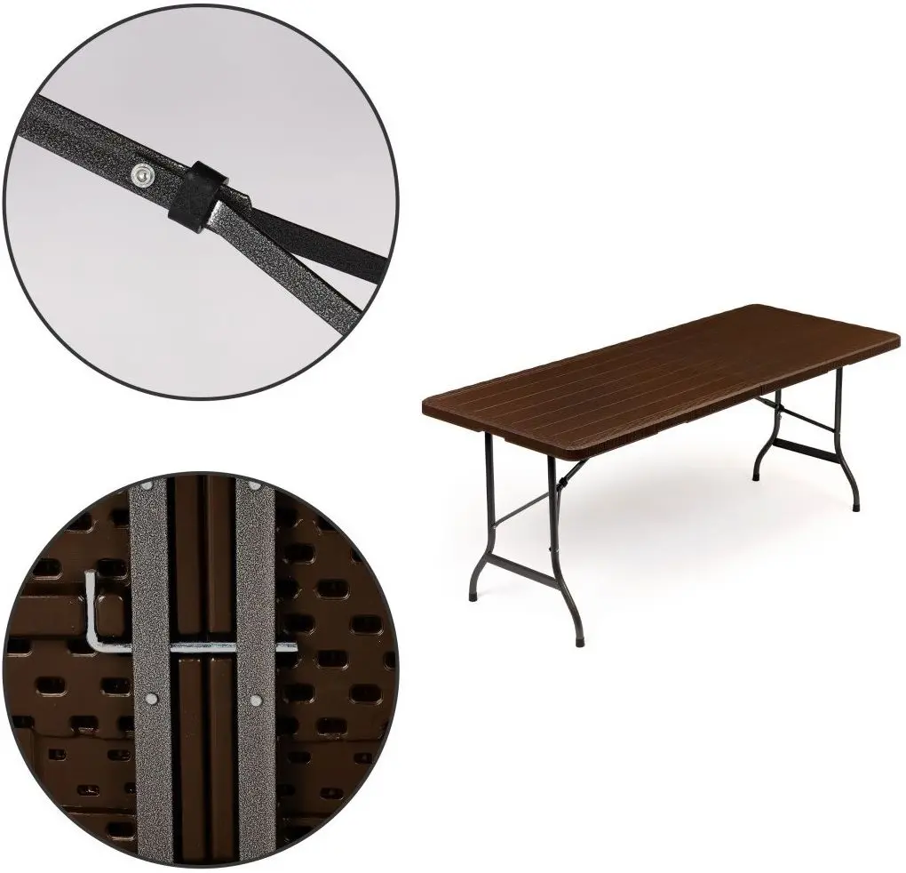 Masa pliabila Modern Home MZK-180 (Brown)