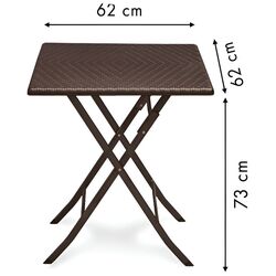 Masa pliabila Modern Home RAK-62 (Brown) Thumb