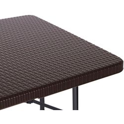 Стол складной Modern Home RZK-180B (Brown) Thumb