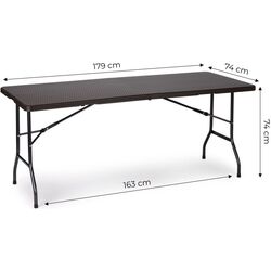 Стол складной Modern Home RZK-180B (Brown) Thumb