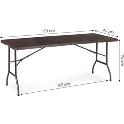 Masa pliabila Modern Home SZK-180B (Brown) Thumb