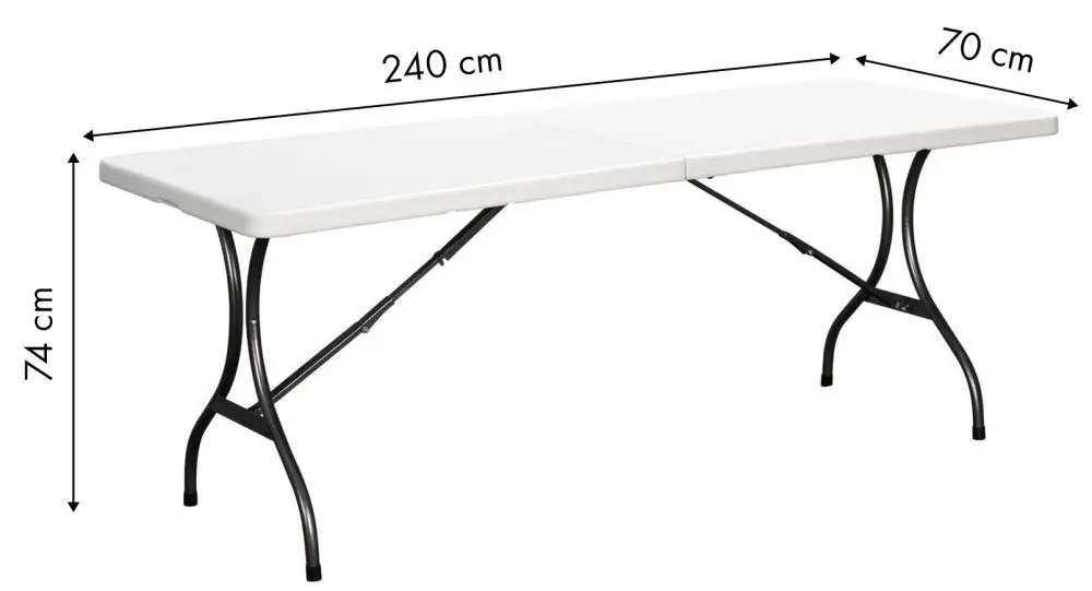 Masa pliabila Modern Home ZK-240 (White)