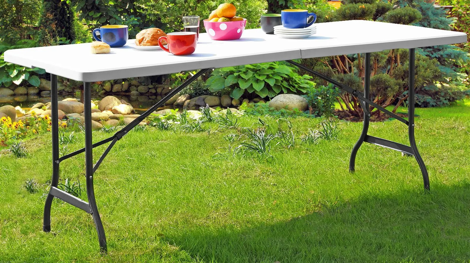 Masa pliabila Modern Home ZK-240 (White)