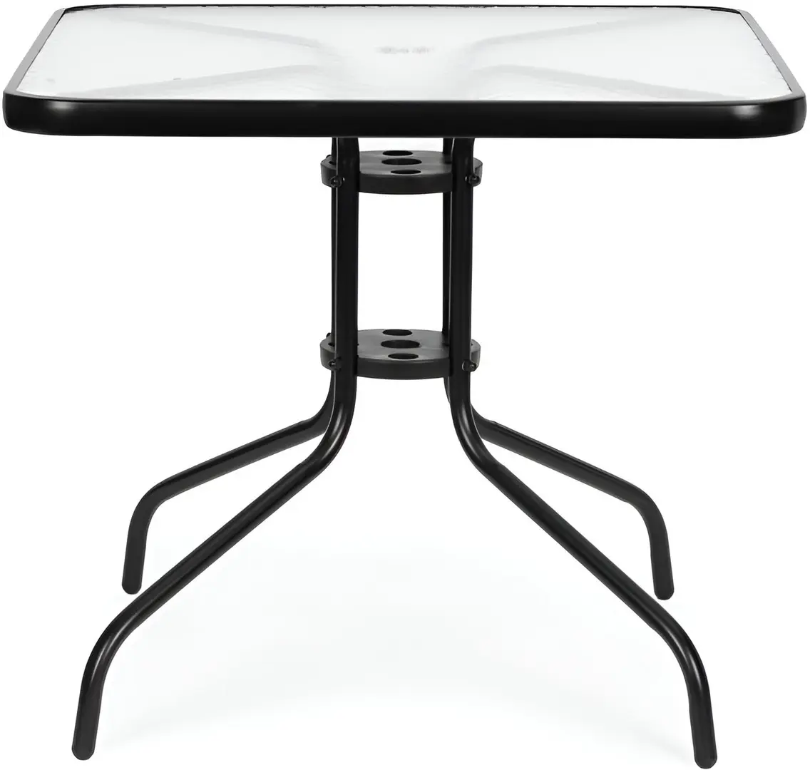 Стол MultiGarden SC-073A (Black/Transparent)