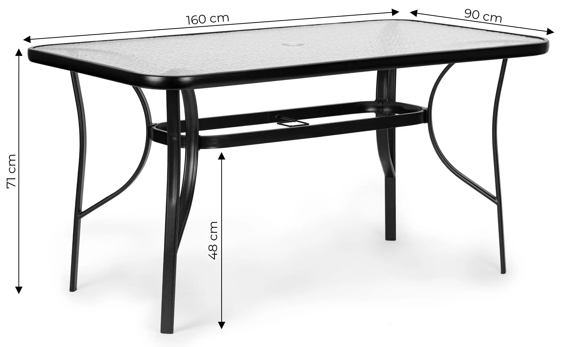 Masa Multi Garden SC-094-160 (Black/Transparent) - 5