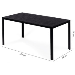 Стол садовый Multi Garden SAK-156 (Black) Thumb