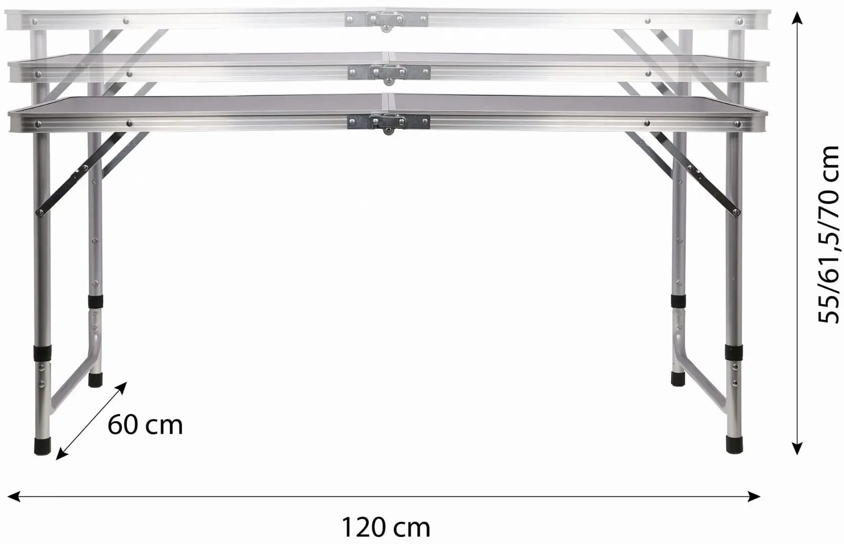 Masa pliabila Nils Camp NC1605 (Anthracite)