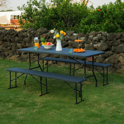 Masa pliabila Nils Camp NC1618 (Black) Thumb