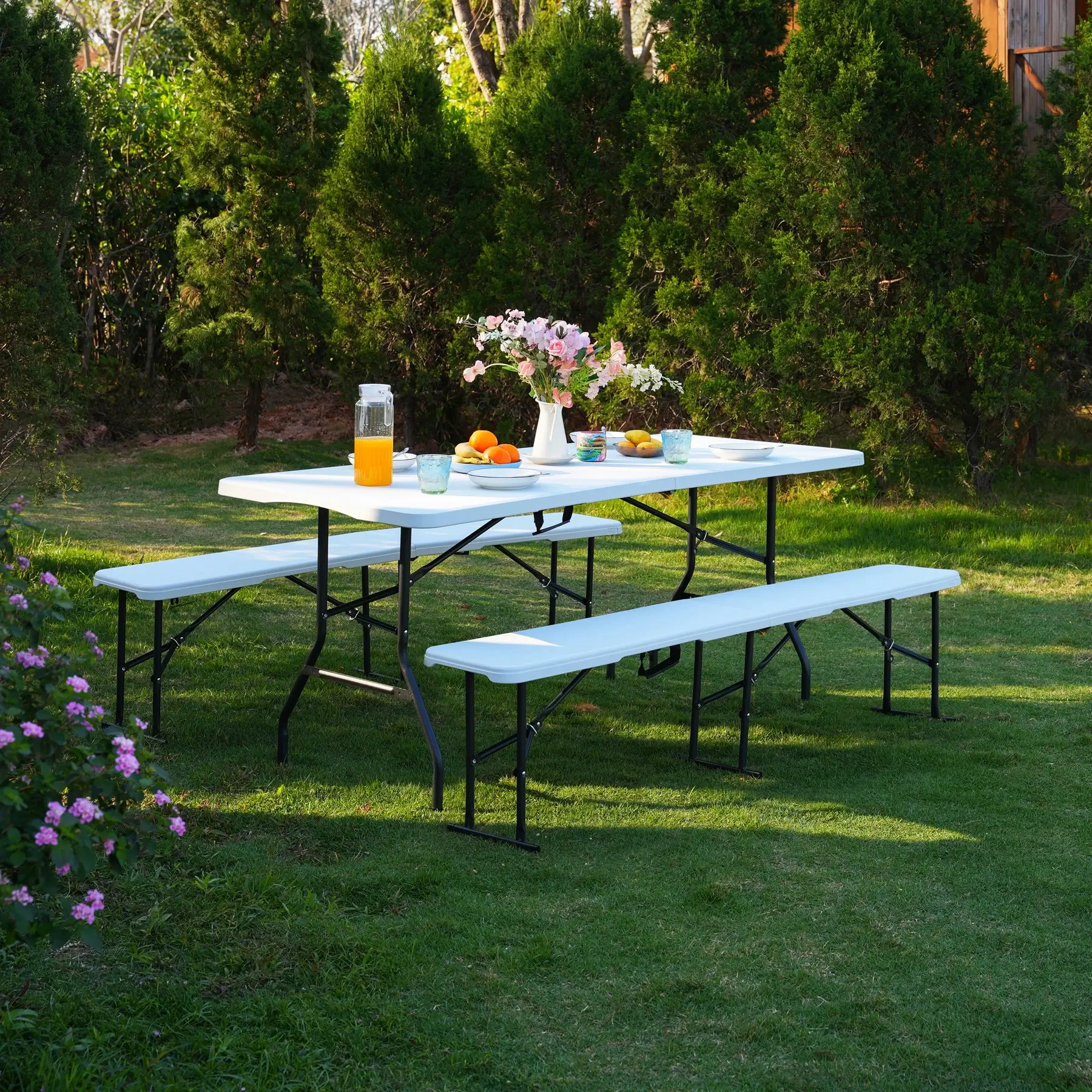 Стол складной Nils Camp NC1618 (White) - 3