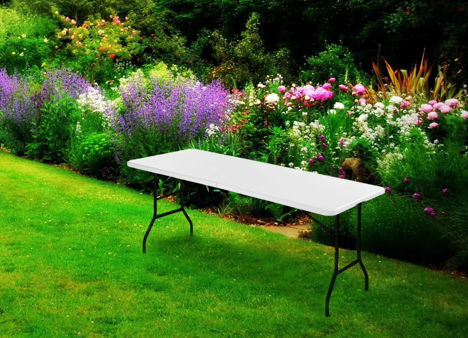 Masa pliabila Nils Camp NC1618 (White)