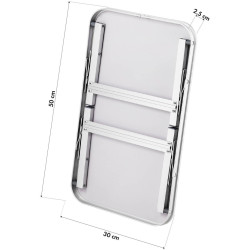 Стол складной Nils Camp NC3403 50x30x20 (Grey) Thumb