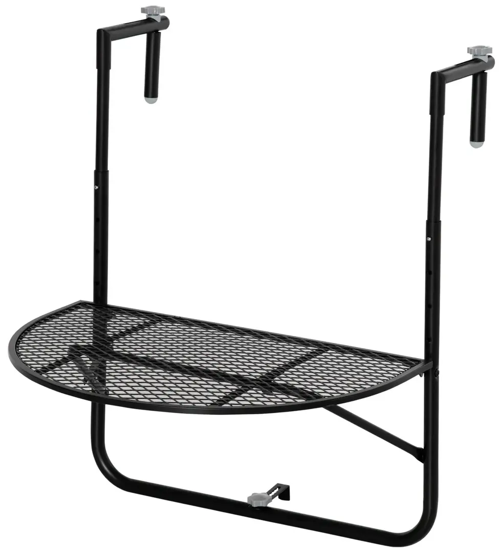 Навесной балконный столик Outsunny 84B-861 (Black) - 2