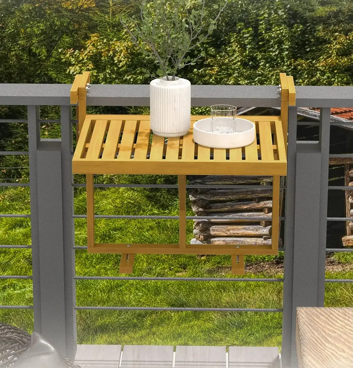 Masa suspendata Outsunny 84G-184V00ND (Natural) - 5